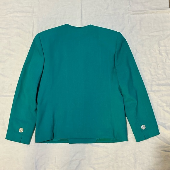 Vintage Teal Blazer - Picture 3 of 3